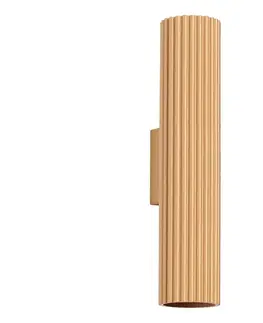 Svietidlá  SL.1558 - Nástenné svietidlo KARBON 2xGU10/10W/230V zlatá SL.1558