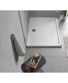 Vane MEXEN - Flow sprchová vanička obdĺžniková slim 95 x 100, biela lesk 46R109510