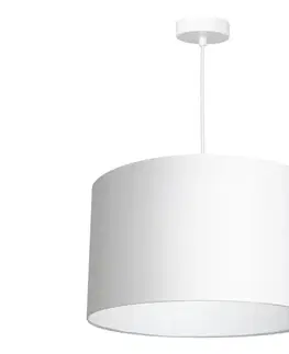 Svietidlá  Luster na lanku ARDEN 1xE27/60W/230V pr. 40 cm biela 3428