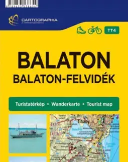 Turistika, skaly Balaton turistatérkép - 1:40 000 - Balaton-felvidék