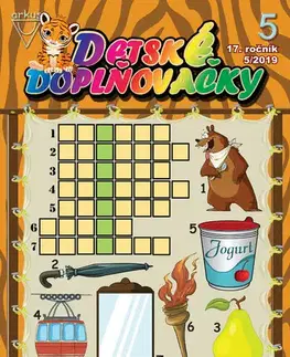 Pre deti a mládež - ostatné Detské doplňovačky 5 2019 tigrie