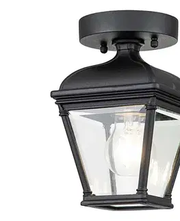 Záhradné lampy Elstead BAYVIEW-PORCH-BK - Vonkajšie stropné svietidlo BAYVIEW 1xE27/60W/230V IP44 BAYVIEW-PORCH-BK