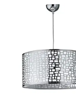 Svietidlá ONLI - Luster na lanku BRUCE 1xE27/15W/230V pr. 45 cm matný chróm 4755/S