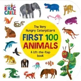 Leporelá, krabičky, puzzle knihy The Very Hungry Caterpillar's First 100 Animals - Eric Carle