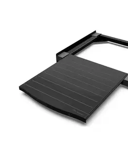 Svietidlá Meliconi 656136 - Medzikus pre práčku a sušičku s vysúvacou zásuvkou 60 cm, čierny 656136