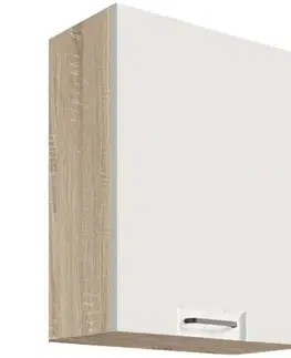 Kuchynské skrinky visiace Skrinka do kuchyne Favorit 33g Sonoma/White
