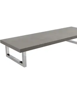 Kúpeľňový nábytok CERANO - Doska pod umývadlo Navira Pro + 2 konzoly pod dosku - betónovo šedá - 80x46x3,6 CER-606057