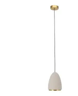 Svietidlá  111040 - Luster na lanku CONCRETE 1xGU10/5W/230V šedá/zlatá 111040