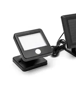 Záhradné lampy  B.V.  - LED Solárne nástenné svietidlo so senzorom LED/0,64W/3,7V 6500K IP44 B10201NP3