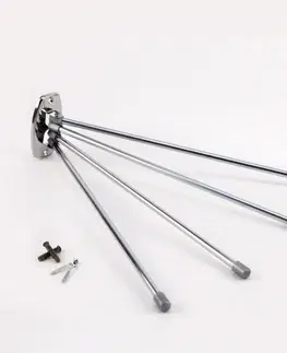 Vešiaky Kinekus Vešiak na uteráky 4-ramenný, chrómový, 47cm
