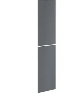 Kúpeľňový nábytok MEXEN - Orio čelo pre kúpeľňovú skrinku 35 x 80 cm (2 ks.), grafit mat 91A11-1600-300-2-66