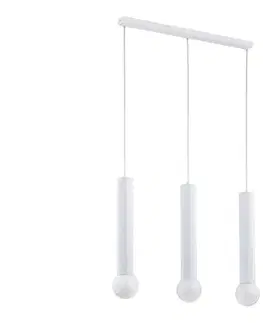 Svietidlá  Luster na lanku TWISTER 3xE27/60W/230V biela 62273