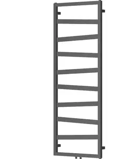 Radiátory do kúpeľne MEXEN - Zoom vykurovací rebrík/radiátor dekoratívny 1430 x 530 mm, 477 W, antracit W130-1430-530-00-66