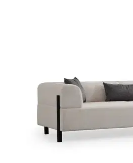 Pohovky a gauče Trojmiestna pohovka Gio 3 Seater - White