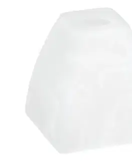 Lampy  Náhradné sklo k lustru E14 10x13 cm biela 8553