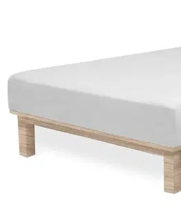 Plachty 4Home jersey prestieradlo Lycra sivá, 180 x 200 cm