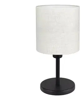 Lampy Eglo 32219 - Stolná lampa MONTETTO 1xE14/40W/230V krémová/čierna 32219