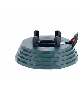 Vianočné dekorácie Stojan na vianočný stromček s pedálom Comfort Deluxe, zelená