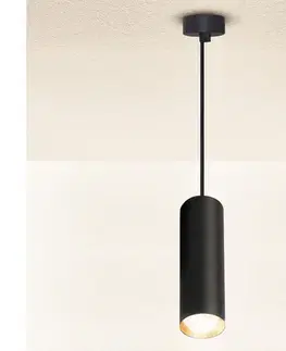 Svietidlá BRILAGI - LED stmievateľný luster na lanku SELE 1xGU10/4,8W/230V čierna/zlatá BG1384+AI2382