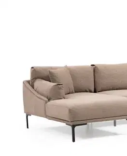 Sedacie súpravy Rohová sedacia súprava / Rohová pohovka Leo Corner Left - Mocha