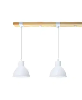 Svietidlá  Luster na lanku 3xE27/40W/230V biela 80113