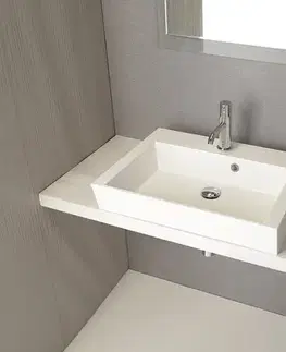Kúpeľňový nábytok SAPHO - AVICE doska pod umývadlo 120x50cm, hrúbka 5cm, dub starobiely AV125