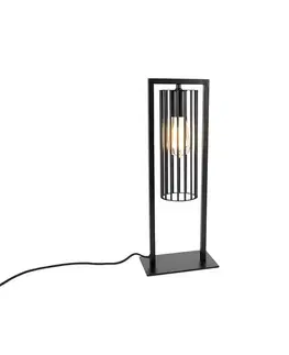 Stolné lampy Inteligentná moderná stolná lampa čierna vrátane Wifi ST64 - Balenco Wazo