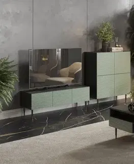 TV stolíky ArtMadex Tv stolík IMPERIAL I03 | pistáciová