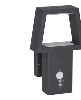 Svietidlá Rabalux 8668 - Vonkajšie senzorové svietidlo ARIZONA 1xLED/10,5W/230V IP44 8668