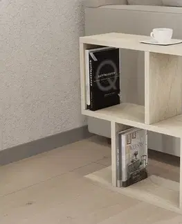 Konferenčné stolíky Príručný stolík / Odkladací stolík Zet - Travertine
