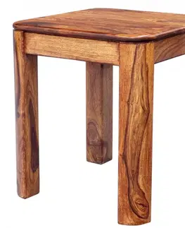 Záhradné stoličky a kreslá Odkladací stolík Tina 40x45x40 z indického masívu palisander