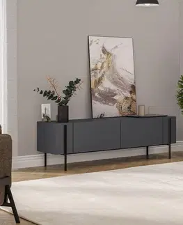 TV stolíky TV stolík Herman - Anthracite