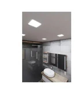 Svietidlá Panlux PN14300010 Podhľadové LED svietidlo Downlight Square 6 W, prírodná biela