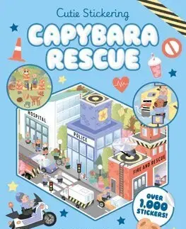 Nalepovačky, vystrihovačky, skladačky Cutie Stickering 2 Capybara Rescue: The Ultimate Cosy Sticker Book - Suzanne Washington