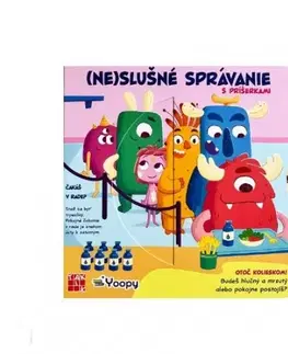 Leporelá, krabičky, puzzle knihy (Ne)slušné správanie s príšerkami - Paolo Mancini,Luca De Leone