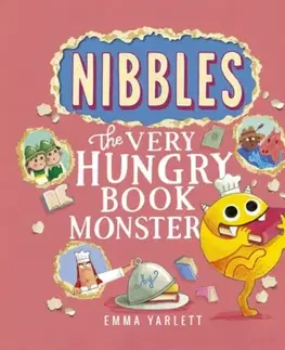 Leporelá, krabičky, puzzle knihy Nibbles: The Very Hungry Book Monster - Emma Yarlettová
