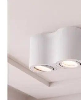 Svietidlá BRILAGI - Bodové svietidlo MIA DOUBLE 2xGU10/30W/230V biela WO-E14-G01MIA-WHT-OEM
