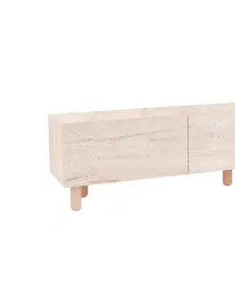 TV stolíky TV stolík Alvin - Travertine