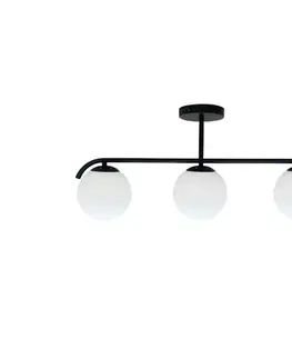 Svietidlá  Luster na tyči AMADEO 3xE14/40W/230V čierna 33-35417