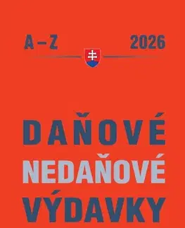 Dane, účtovníctvo Daňové a nedaňové výdavky 2026 - Ján Mintál