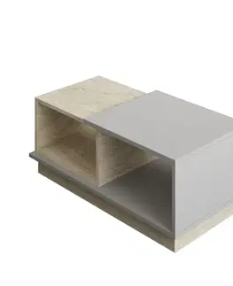 Konferenčné stolíky Konferenčný stolík Consept - Travertine, Grey