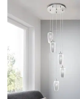 Svietidlá Eglo 96345 - LED závesné svietidlo na lanku FARSALA 5xG9/2,5W/230V 96345