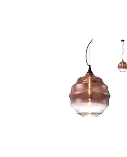 Svietidlá Redo 01-1846 - Luster na lanku SLAG 1xE27/42W/230V pr. 40 cm meď 01-1846