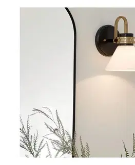 Svietidlá Elstead Kichler KL-FARUM1-BK - LED Kúpeľňová lampa FARUM 1xG9/3W/230V čierna/mosadz KL-FARUM1-BK