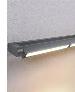Svietidlá BRILAGI -LED Vonkajšie nástenné svietidlo SALERNO LED/24W/230V 66 cm antracit IP65 WO-HR60281-650-OEM-ANT