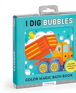 Nalepovačky, vystrihovačky, skladačky I Dig Bubbles! Color Magic Bath Book - Mudpuppy