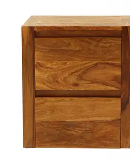 Nočné stolíky Nočný stolík Gani 45x50x40 z indického masívu palisander