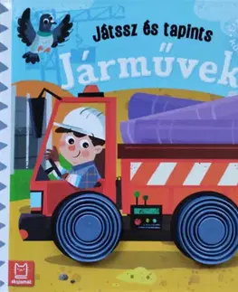 Leporelá, krabičky, puzzle knihy Játssz és tapints - Járművek - Érzékfejlesztő könyvecske - Grazyna Wasilewicz
