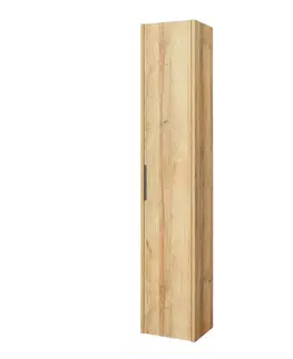 Kúpeľňový nábytok Mereo Vigo, kúpeľňová skrinka vysoká 170 cm, dub Riviera CN331N