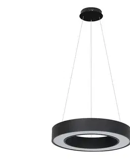 Svietidlá  LED luster na lanku UNION LED/40W/230V 3000/4000/6500K pr. 40 cm čierna ML1866